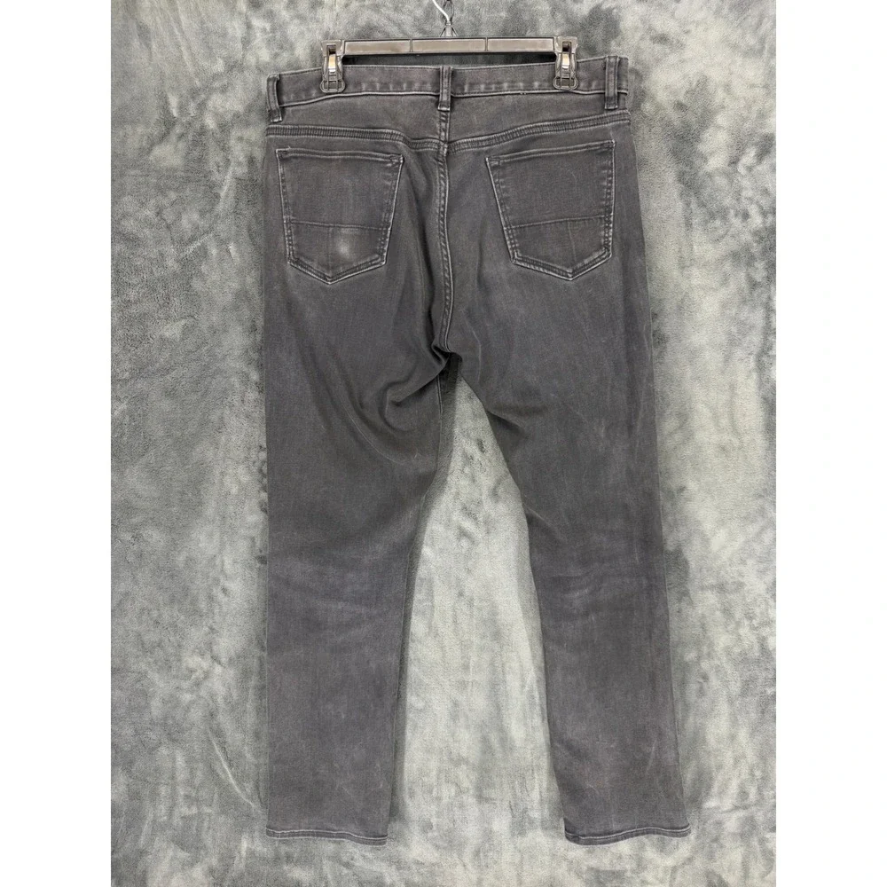 Banana Republic Traveler Slim Luxe Pants Mens 33x32‎ True Black 389371-00